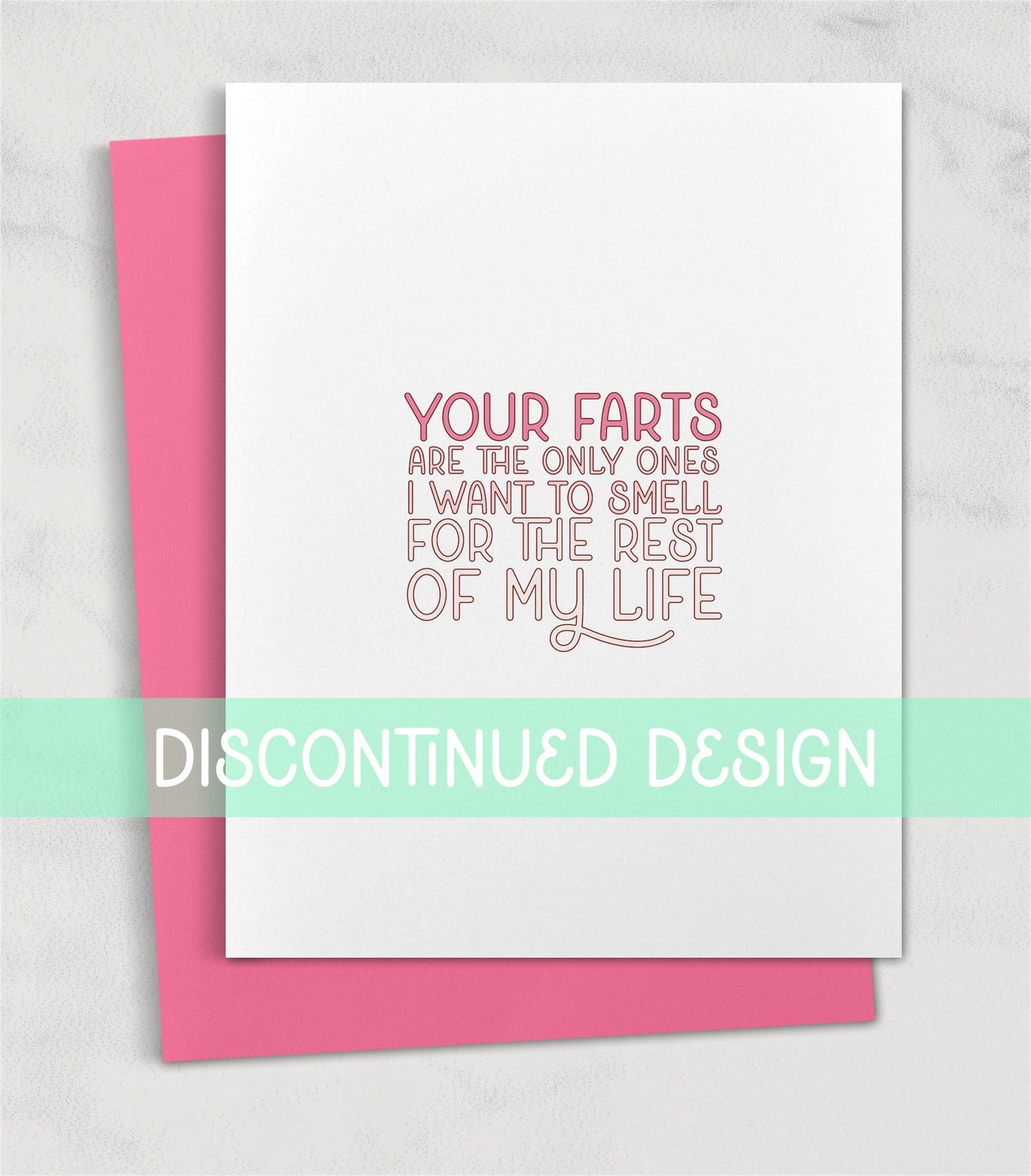 Your farts are the only ones I want to smell / Unconventional Love Card Funny Anniversary Card