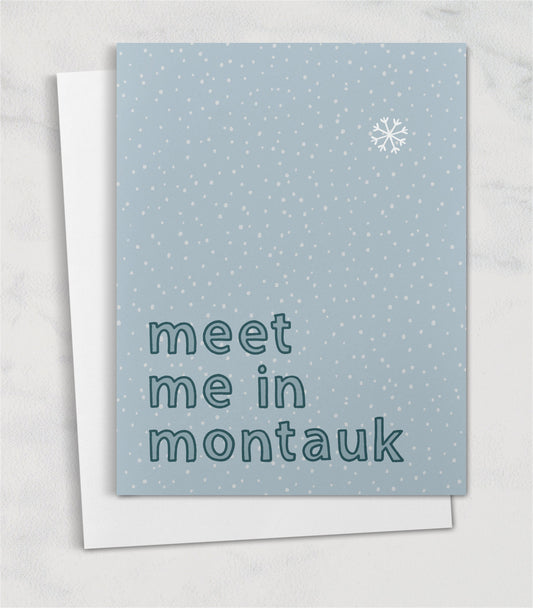 Eternal Sunshine of the Spotless Mind Card / Meet me in Montauk / Movie greeting cards