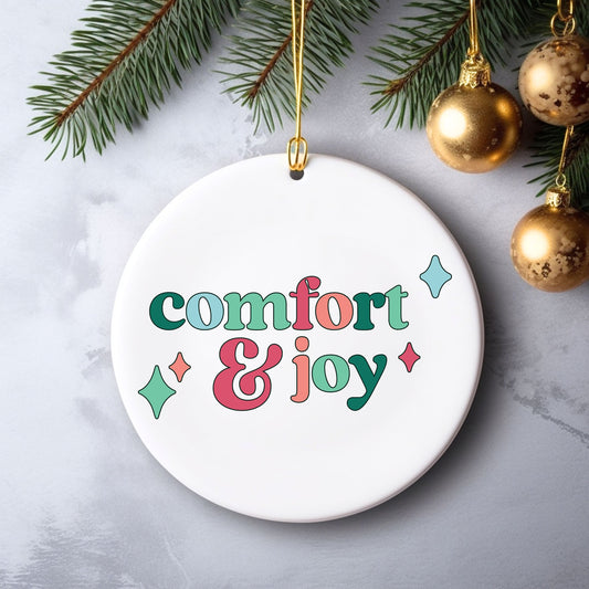 Comfort & Joy Christmas Ornament Gift