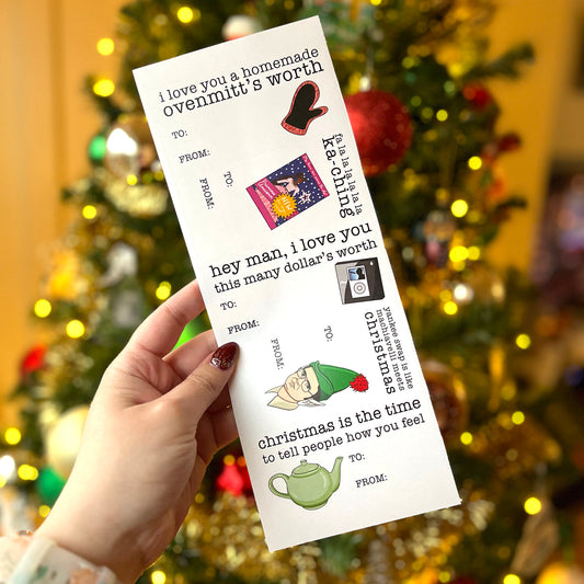 The Office Christmas Gift Tags / Sticker Gift Tags / To From Stickers / Christmas Gift Handmade / Funny Gift Tags / Jim and Pam Teapot