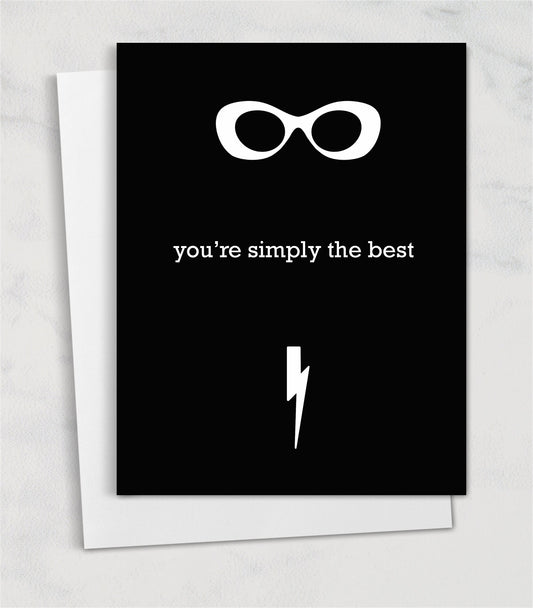 Schitt’s Creek Greeting Card / Simply the best / TV greeting cards