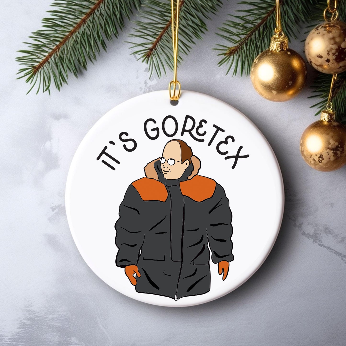 It's Goretex Ornament // Seinfeld ornament gift