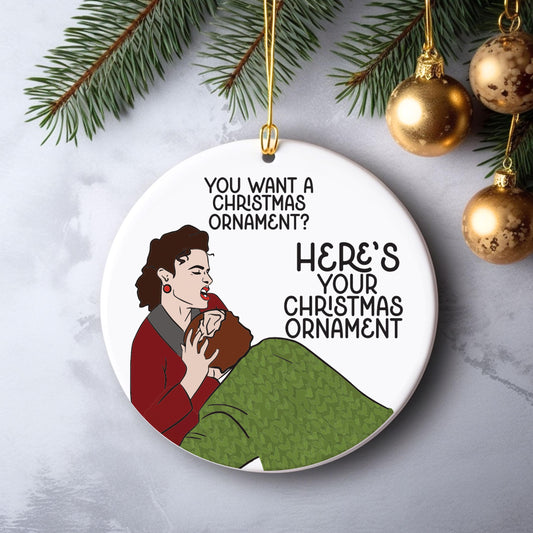 Elaine Here's Your Christmas Ornament // Seinfeld ornament gift