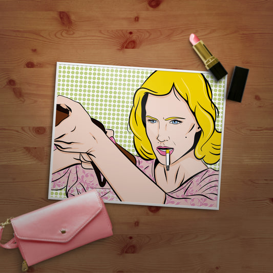 special angel betty draper mad men print