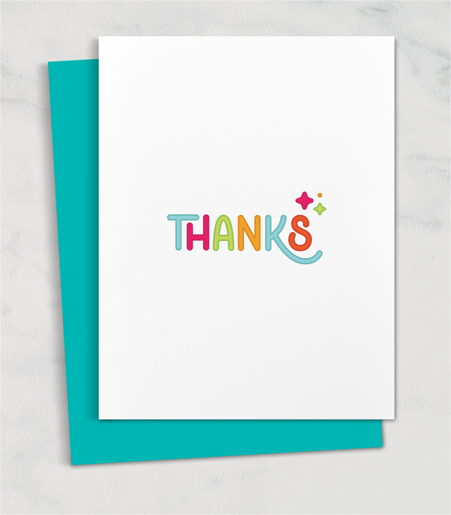 thanks greeting card