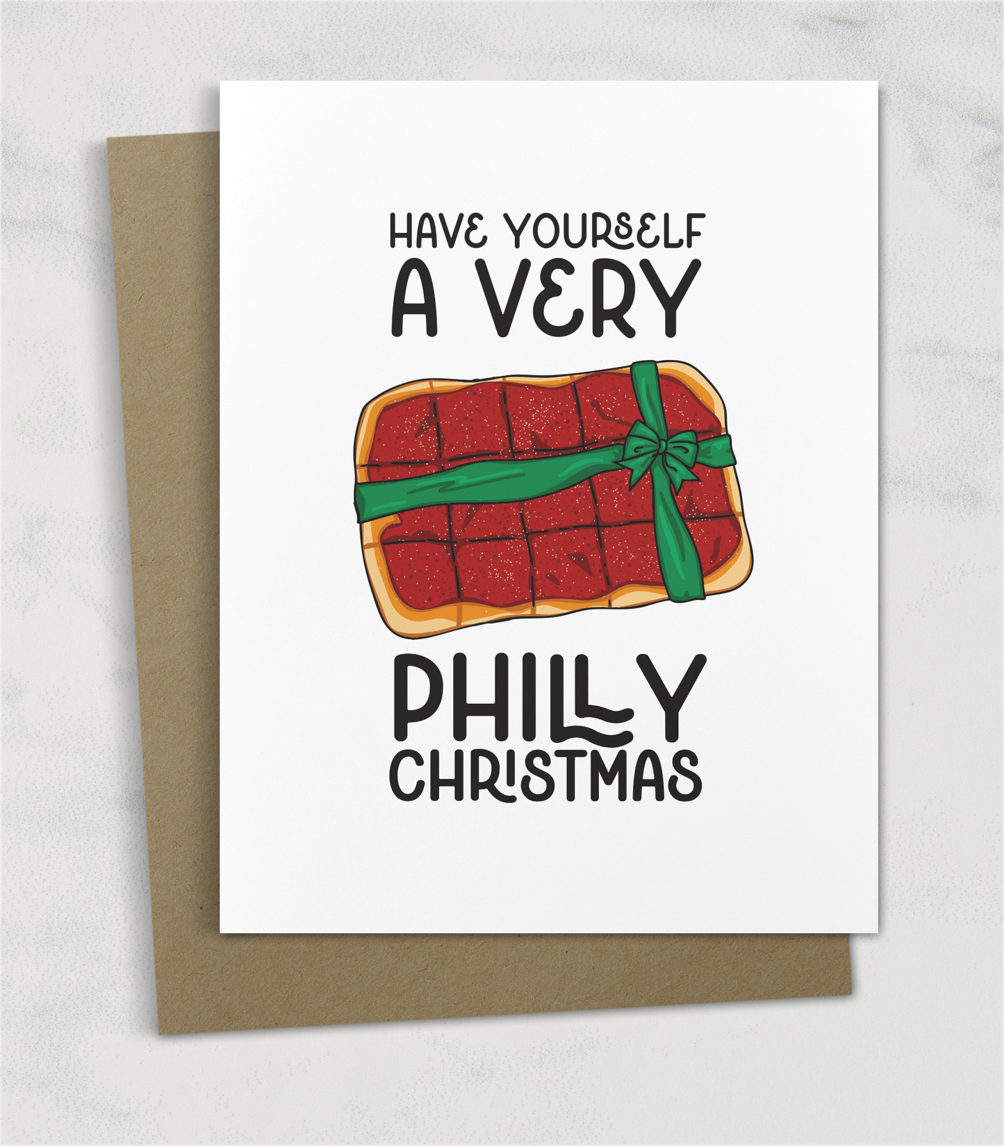 tomato pie have a very philly christmas card