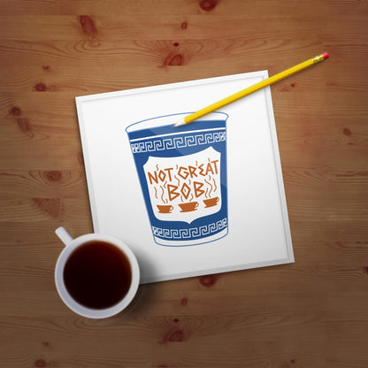 not great bob mad men 8x8 print