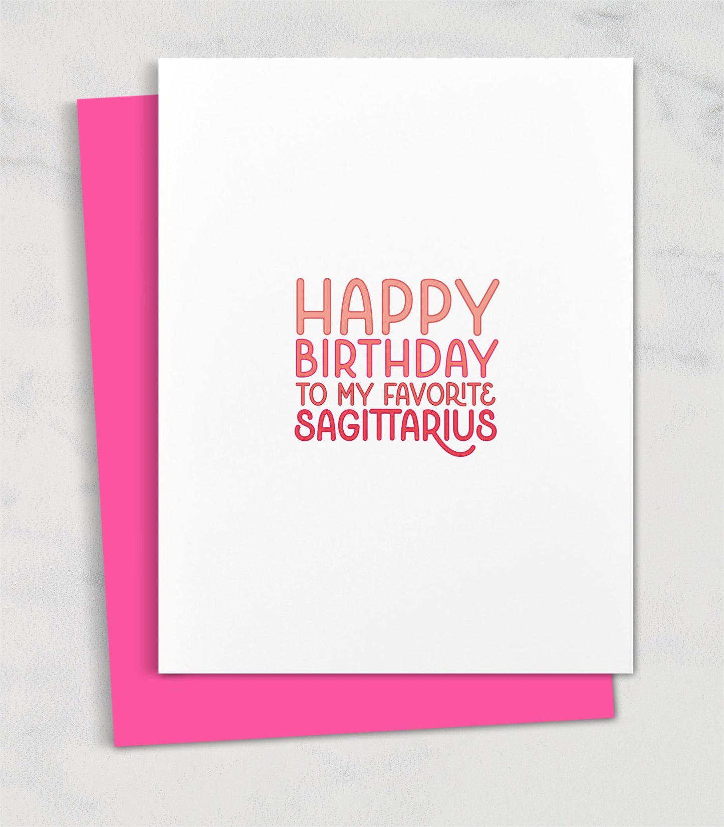 Happy Birthday to my favorite Sagittarius / Zodiac Astrology Birthday Cards