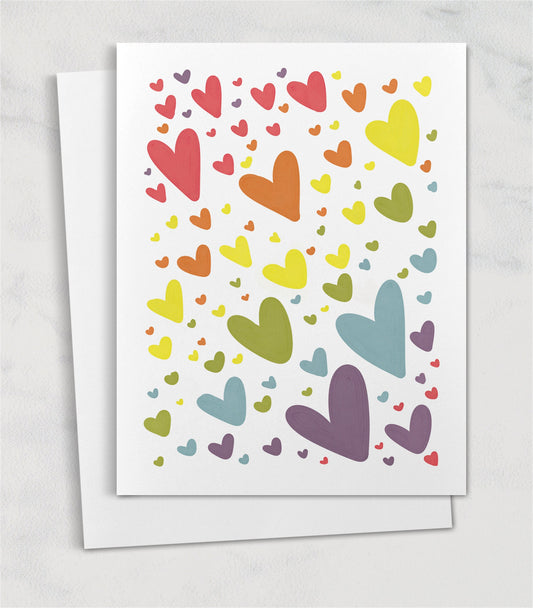 Gay Pride Gouache Hearts / Gay pride celebration