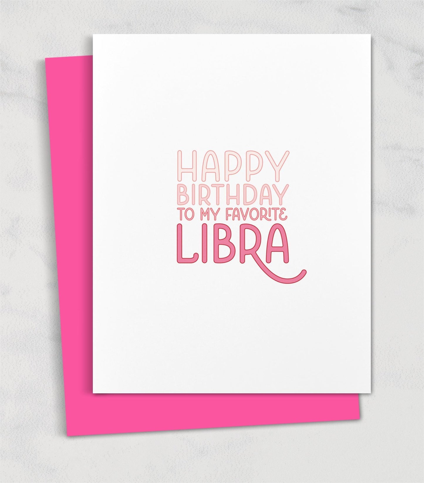 Happy Birthday to my favorite Libra / Zodiac Astrology Birthday Cards