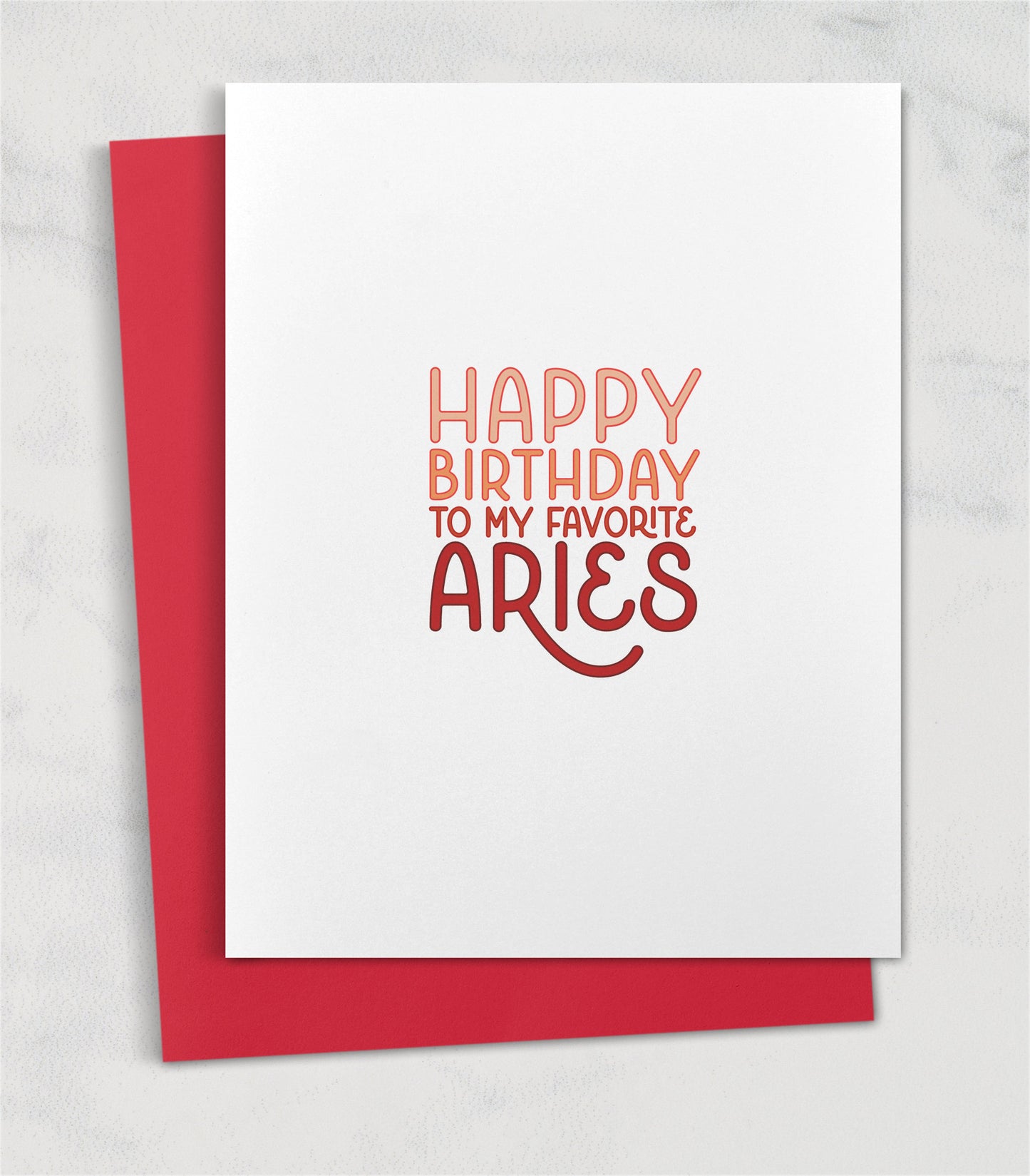 Happy Birthday to my favorite Aries / Zodiac Astrology Birthday Cards