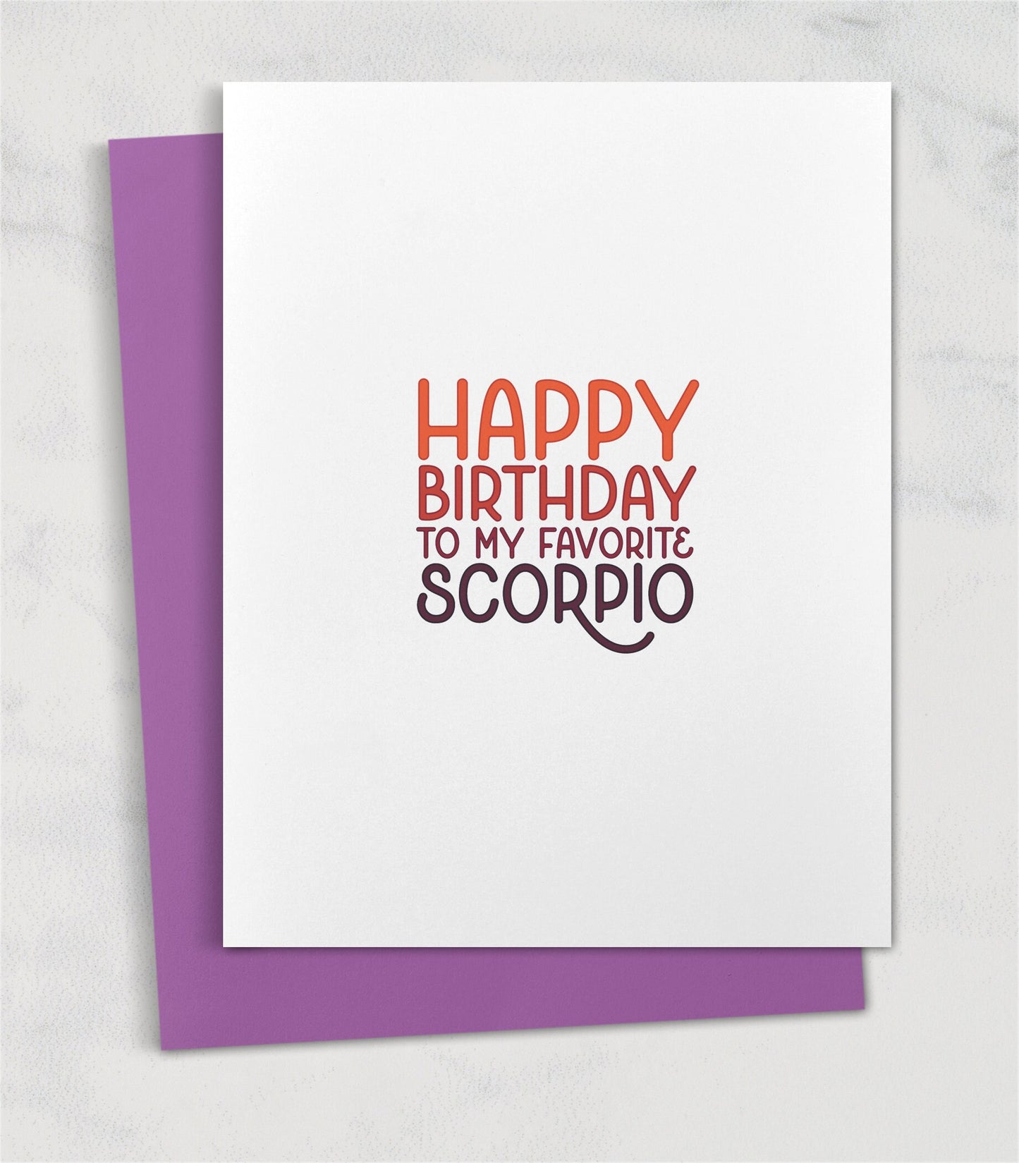 Happy Birthday to my favorite Scorpio / Zodiac Astrology Birthday Cards