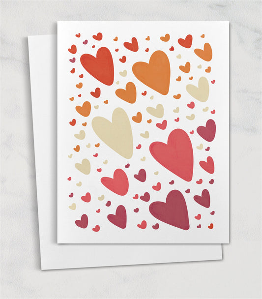 Lesbian Pride Gouache Hearts / Lesbian pride celebration