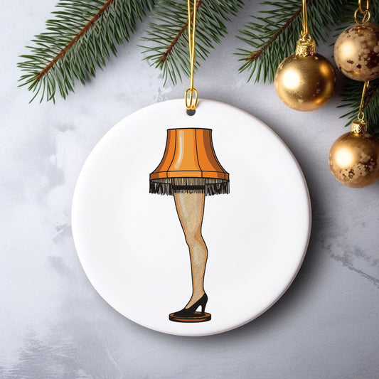 Leg Lamp A Christmas Story Ornament Gift Fragile Must Be Italian Ralphie Pink Bunny Costume Shoot Your Eye Out