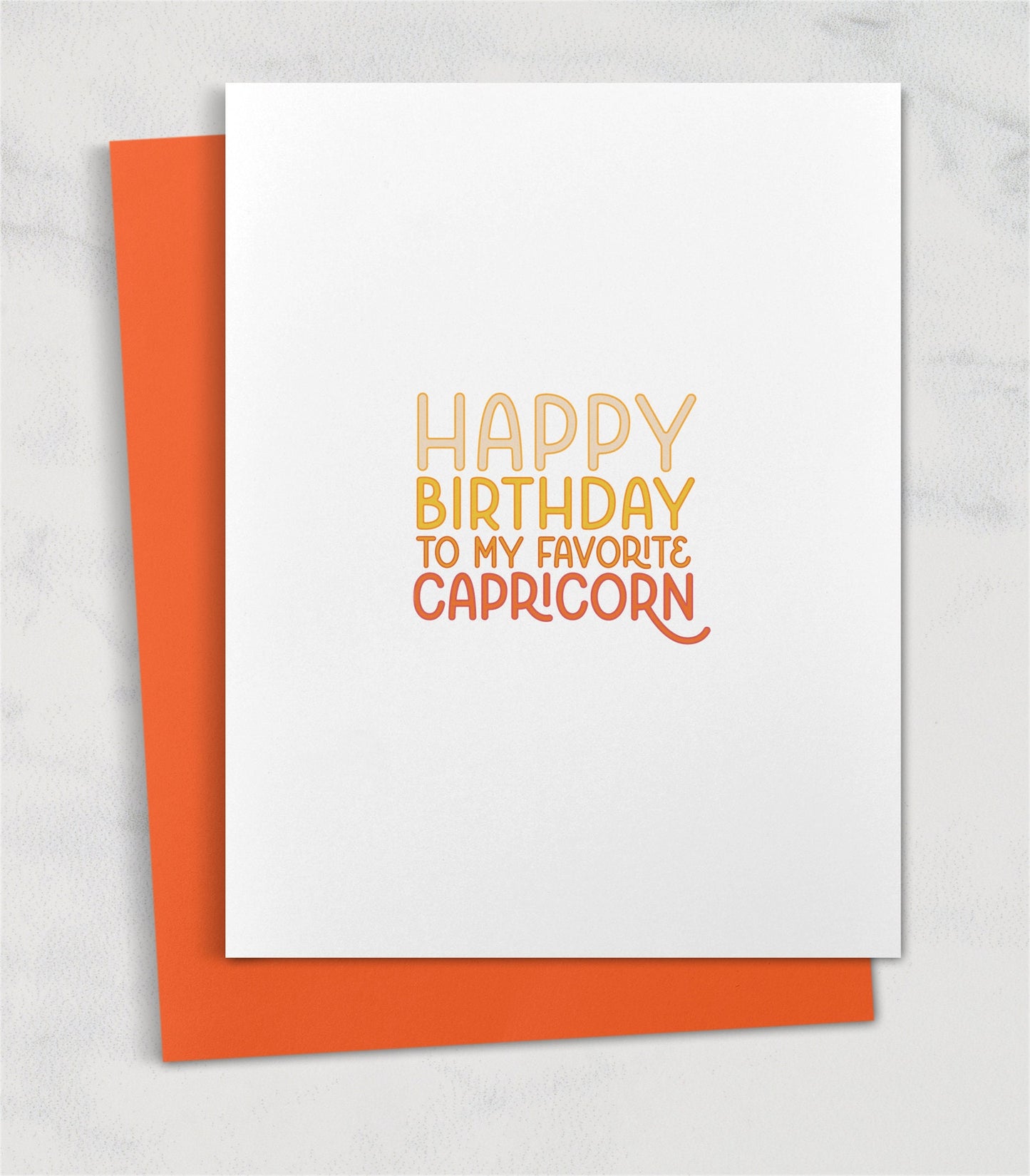 Happy Birthday to my favorite Capricorn / Zodiac Astrology Birthday Cards