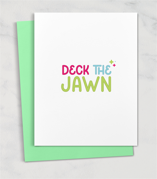 deck the jawn philly holiday card