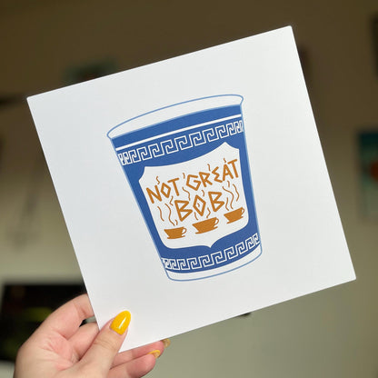not great bob mad men 8x8 print