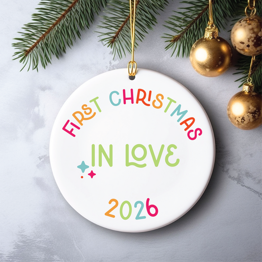 first christmas in love ornament