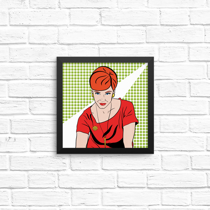 joanie mad men 8x8 print