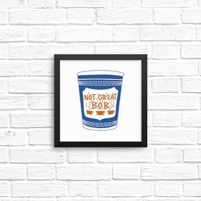 not great bob mad men 8x8 print