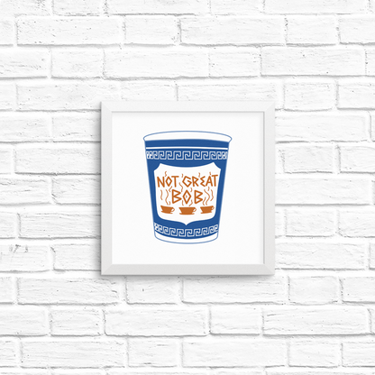 not great bob mad men 8x8 print