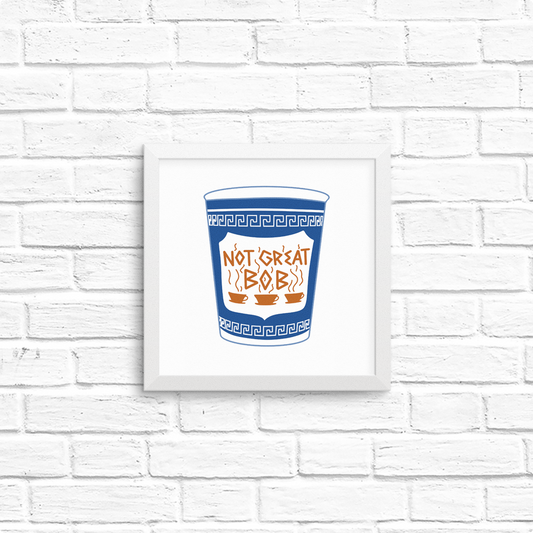 not great bob mad men 8x8 print