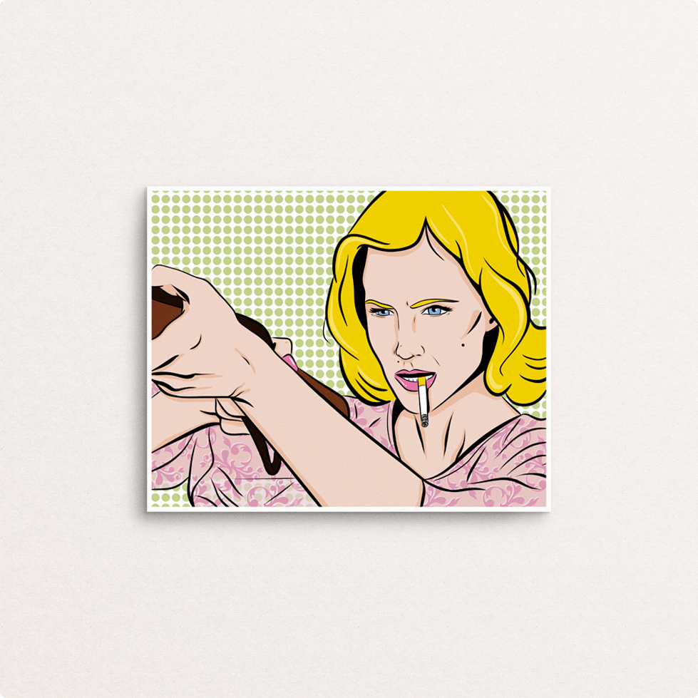 special angel betty draper mad men 8x10 print